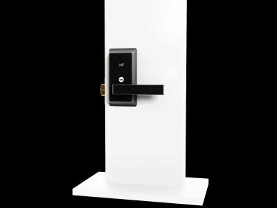 Large Digital Door Lock Low-poly 3D  EC800 Low-poly 3D model Low-poly 3D model