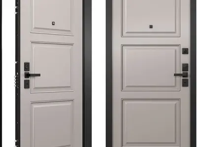 interior door  Low-poly 3D model