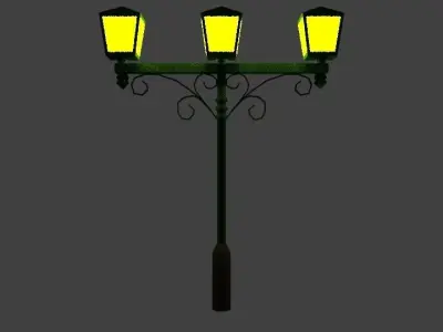 Exterior Lamp 3D Model Pack