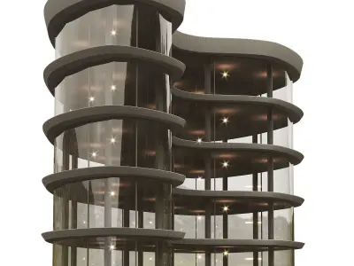 Office house building 3 3D model
