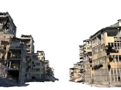  Destroyed Buildings Pack 