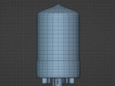 vacuum tube v2 3D model