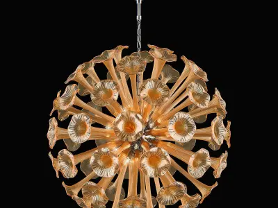 89118x Bardano Lightstar Chandelier 3D model