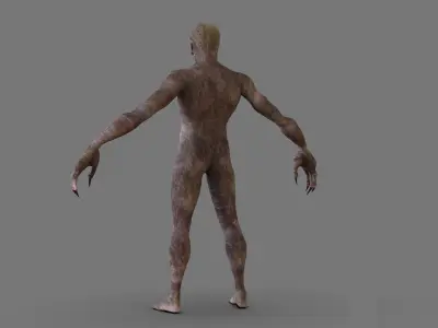 Monster Blinderk Low-poly 3D model