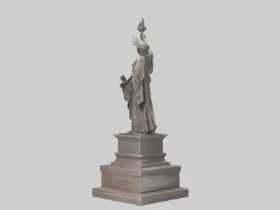 The Spirit of Independence statue model 3D model