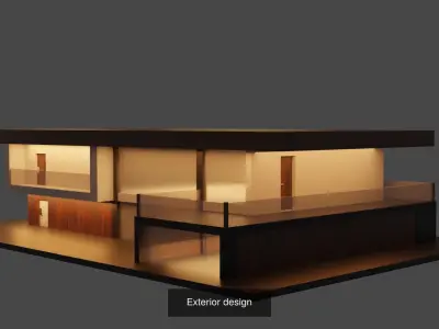 House Collection modern 3D Model Pack
