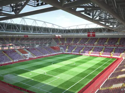 Spartak Arena Moscow 3D model