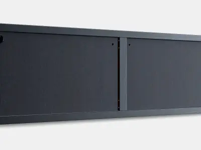 BESTA Shelf unit with glass doors 4 3D model purchase