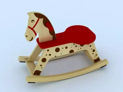 Rocking Horse 3d model 3D model