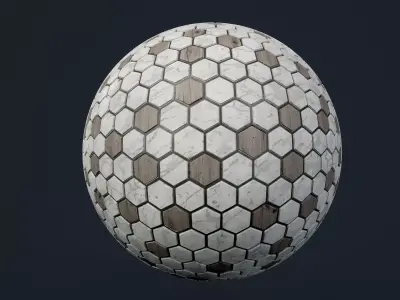 Marble Tile Seamless PBR Texture Texture