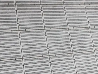 Sci-Fi Metal Panel PBR Seamless Texture