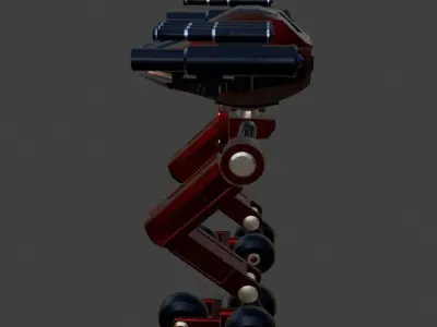 Sci-Fi Robot Enemy 004 Low-poly 3D model