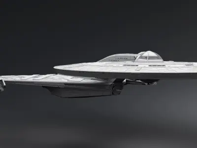 Crossfield Discovery scale model  3D print model