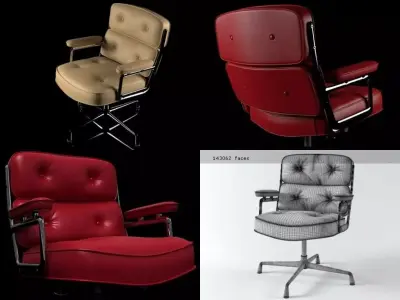 Lobby Chair 3D model