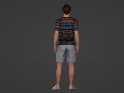 Trendy Teenager 3D model