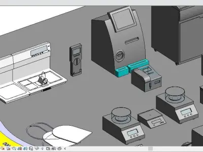 Medical Revit Families 2015 3D model