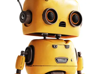 Robot Toy 02 3D model