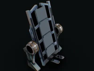 Darth Vader Medical Stretcher 3D model