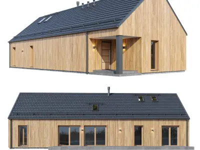 Modern house Omanski 3D model
