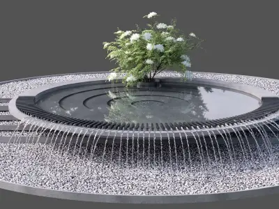 WATERFALL FOUNTAIN CASCADE  NO23 A 3D model