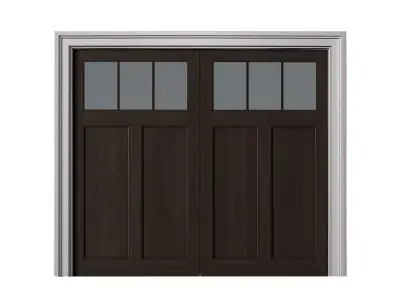 Automatic Classic Modern Garage Doors 3D model