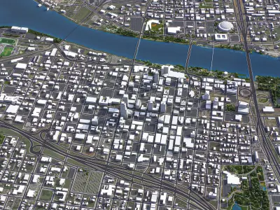 Little Rock Low-poly 3D model