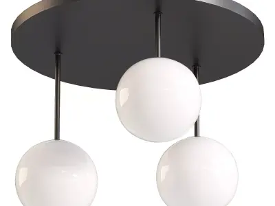 Comet 3 Light Ceiling light 3D model