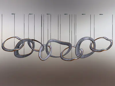 Dining Chandelier  3D model