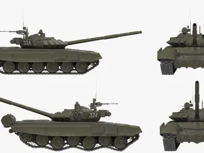  T-72B3 Soviet Main Battle Tank 