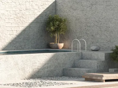 Swimming Pools Your Backyard 01 3D model