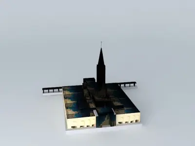 LDS. Templo Mormon,Toronto Ontario 44th.operating Temple Free 3D model