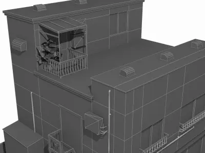 Tokyo House 003 Low-poly 3D model