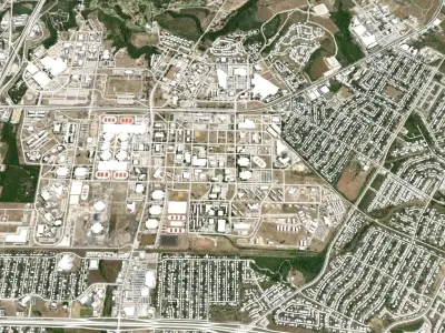 Cityscape San Antonio Texas USA 3D model