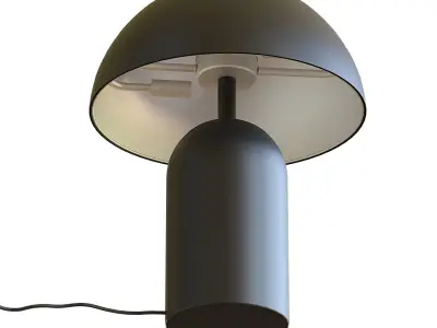 Lamps table lamp with shade Low-poly 3D model