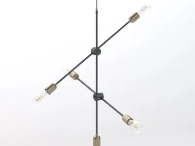 Molecular Ceiling Light 3D model