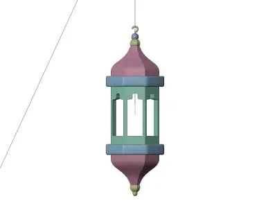 arabic lantern 3D model