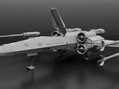 Star Wars T65b X-Wing Starfighter 3D model