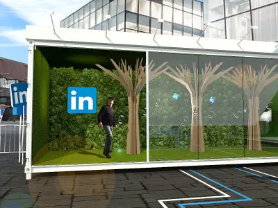 container booth 3D model