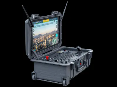  UAV Drone Ground Remote Control Station PBR 