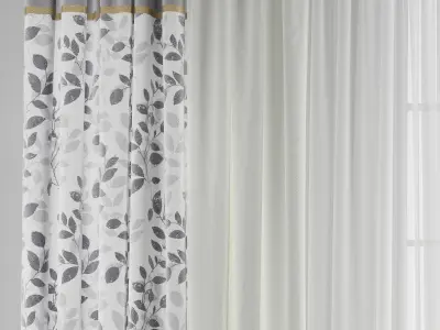 Curtain 354 3D model