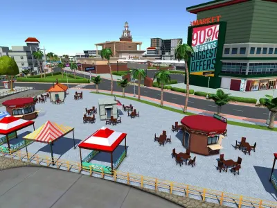 New City 2025 Low-poly 3D model