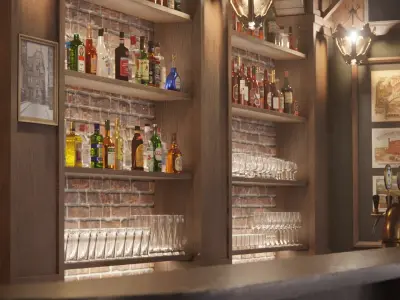  British Pub Interior 