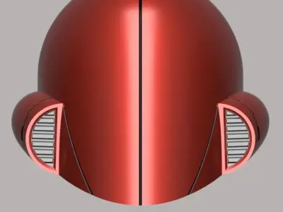 Metroid Fusion Helmet 3D print model