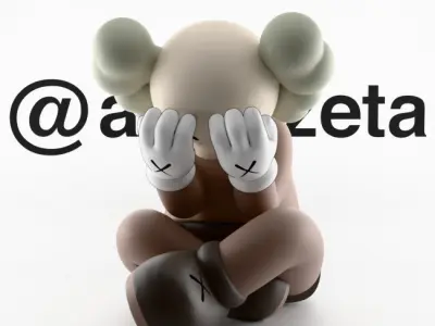 Kaws Separated Textured 3D model