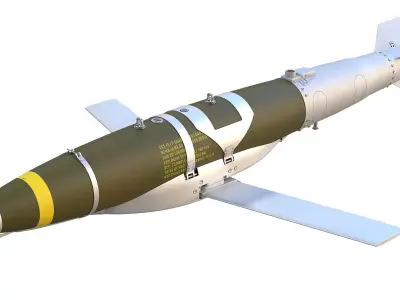GBU-62 JDAM-ER Low-poly 3D model