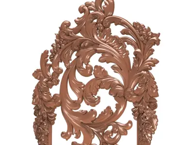 Door decor 004 3D print model