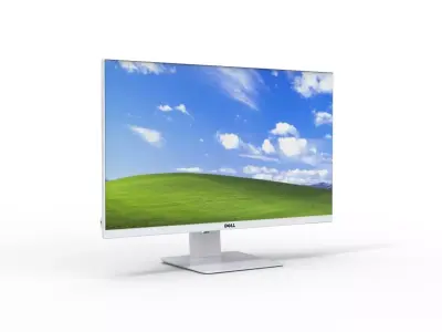 Dell monitor screen computer Low-poly 3D model