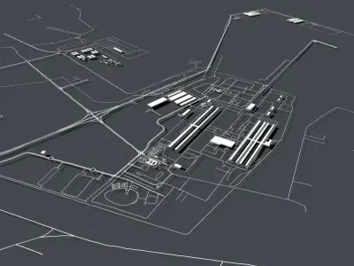 Cityscape EGA AlTaweelah  Dubai United Arab Emirates 3D model