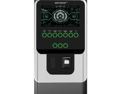 kiosk carwash 3D model