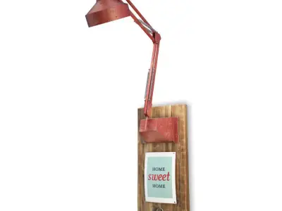 Vintage Wall Lamp  Aleva 3D model